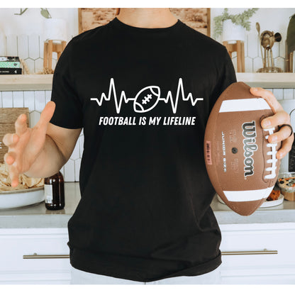 Football is My Lifeline T Shirt
