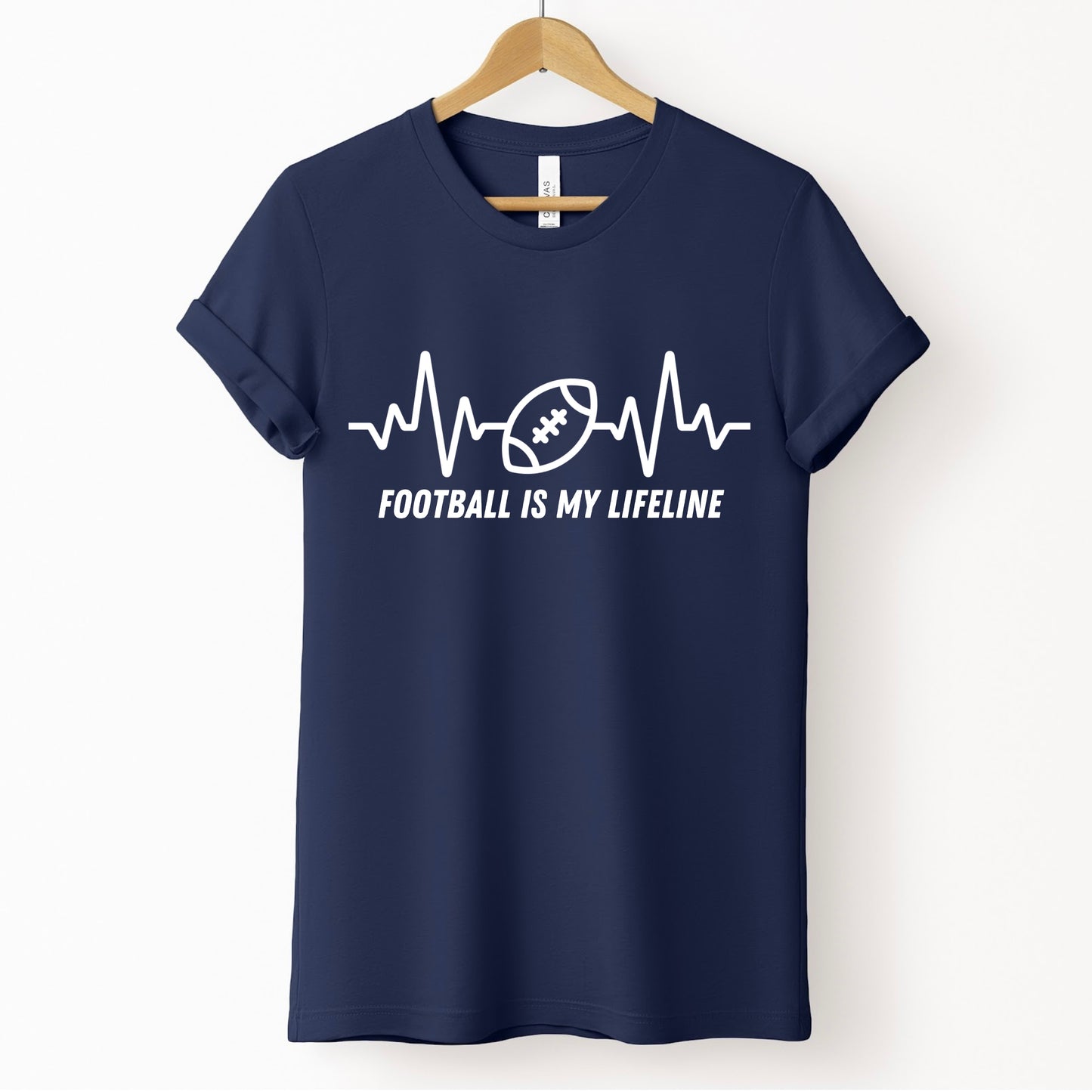 Football is My Lifeline T Shirt