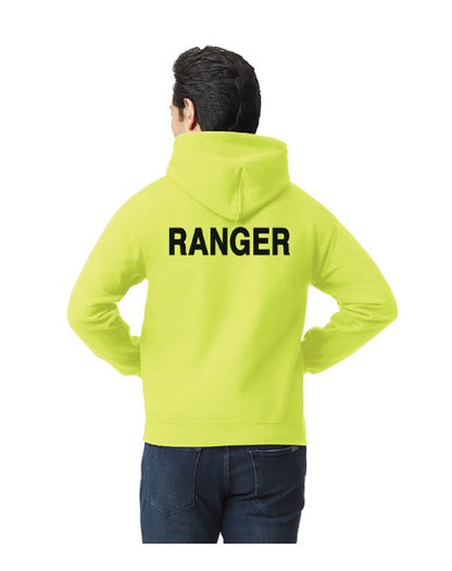 Safety Green Adult Hooded Sweatshirt