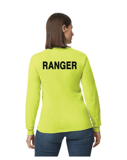 Safety Green Adult Long Sleeve T-Shirt